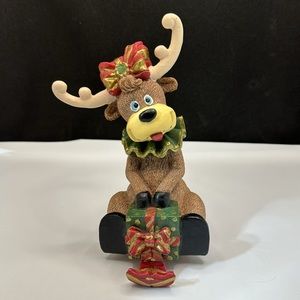 Vintage Albert Price Spirit Of Christmas Reindeer Stocking Hanger